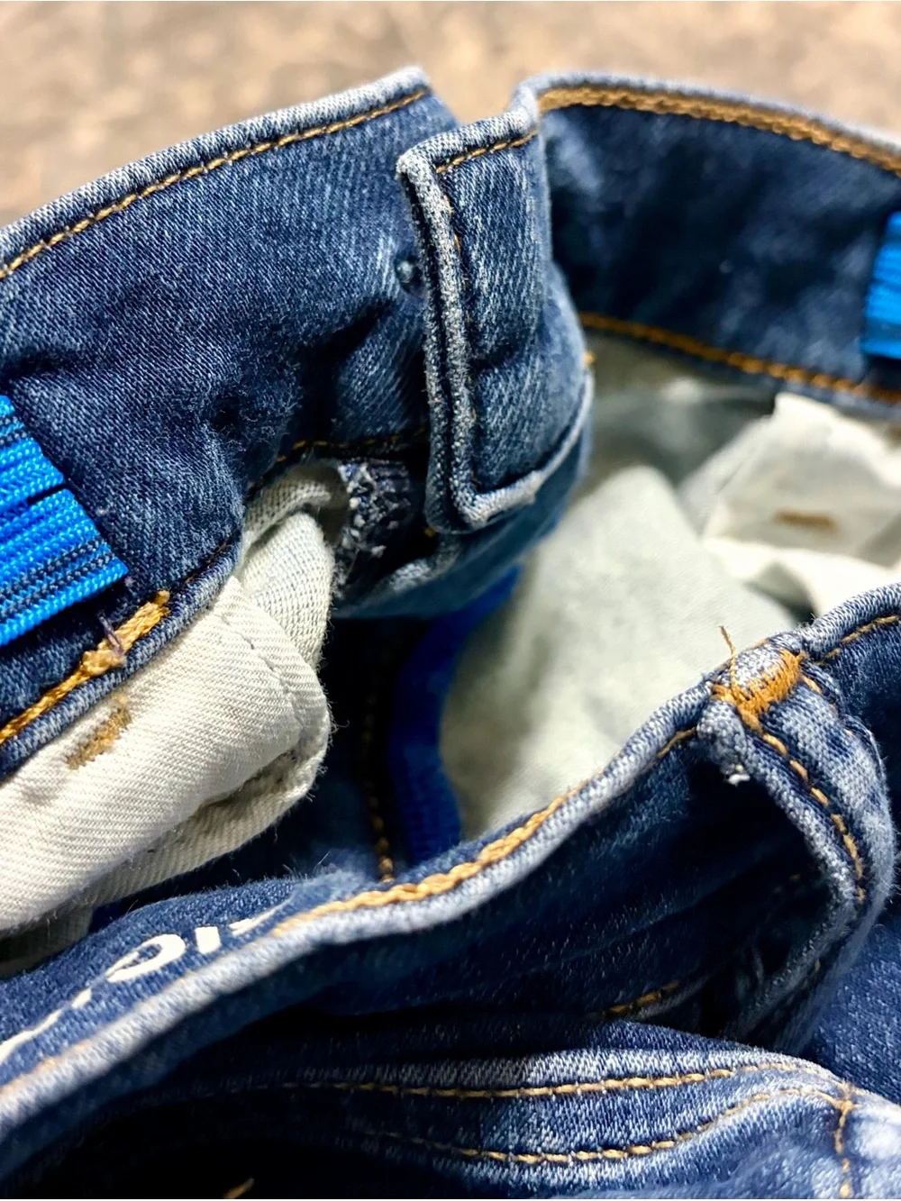 Boys Gap Kids Dark Wash Blue Denim Jeans Size 14